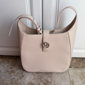 NWT Lululemon Leather Alternative Elegant Cream Shoulder Bag